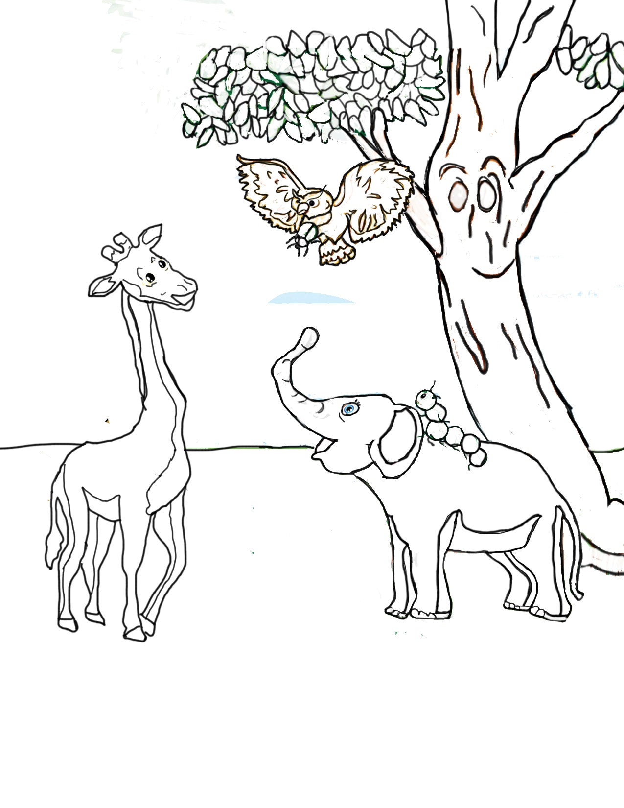 Griffy Giraffe Coloring & Activity Book (Free)