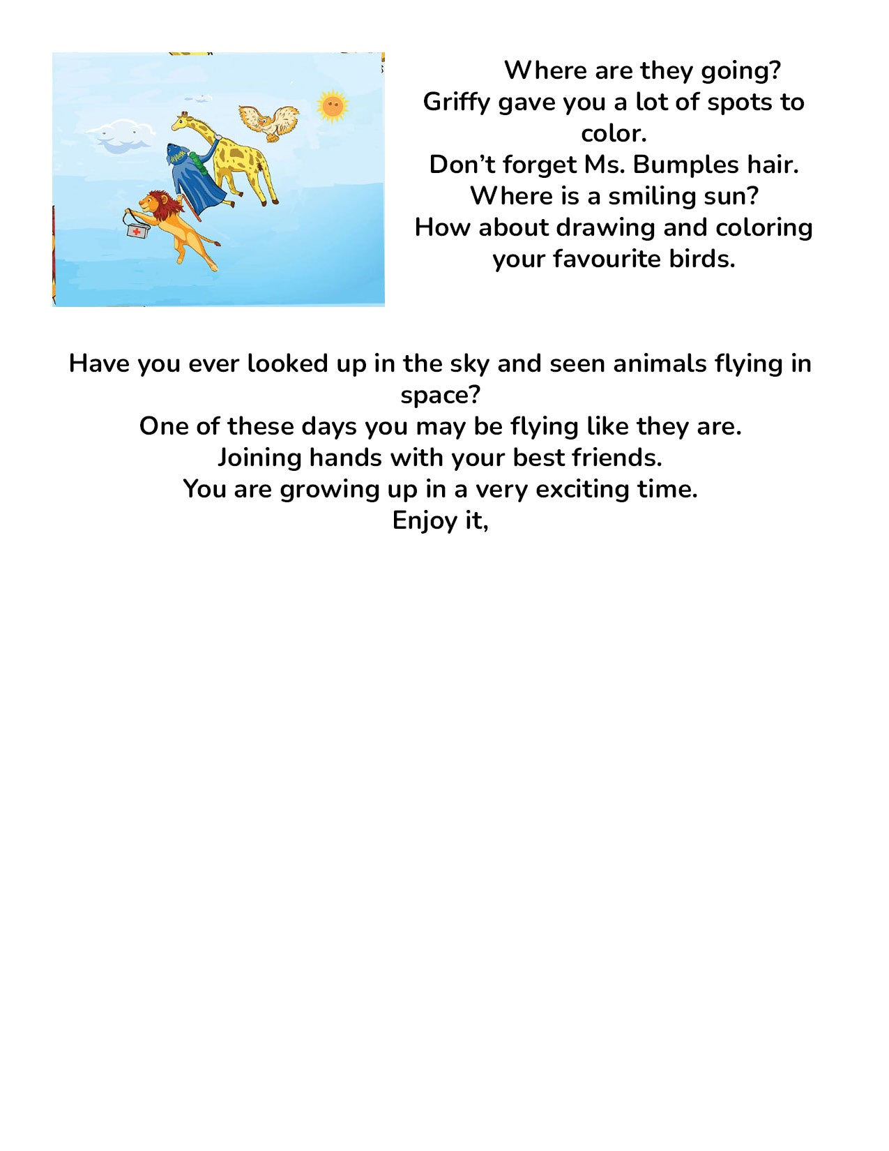Griffy Giraffe Coloring & Activity Book (Free)