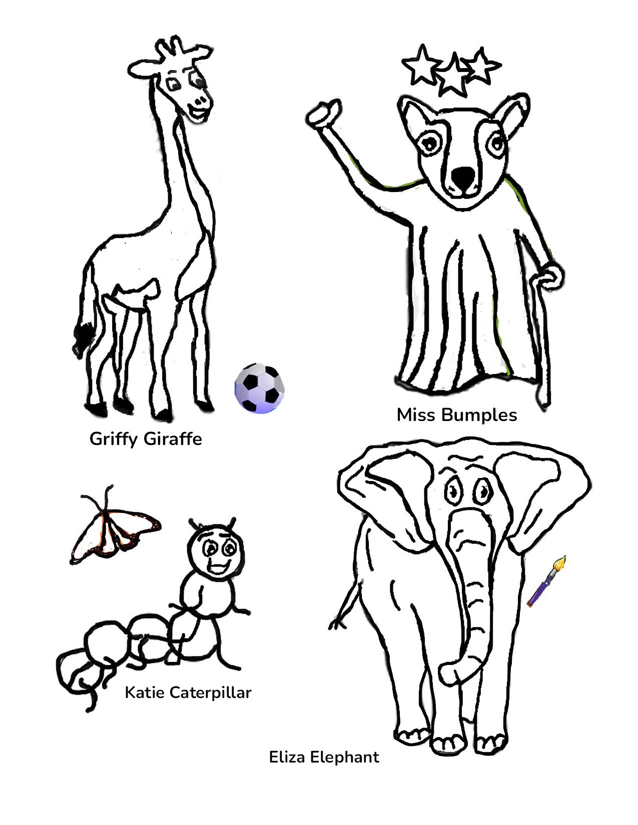 Griffy Giraffe Coloring & Activity Book (Free)